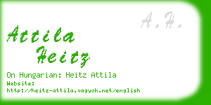 attila heitz business card